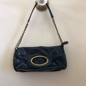 Boho International Black Leather Purse